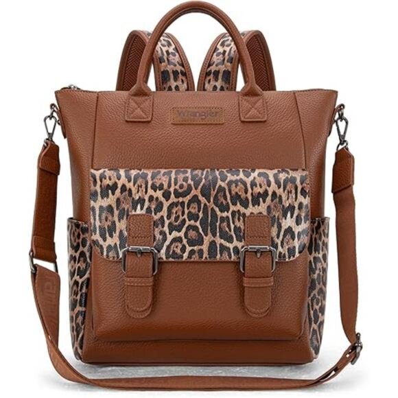 Wrangler Womens Convertible Backpack Purse with Adjustable